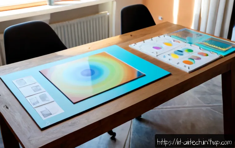 AI와 함께하는 창의적 프로세스 탐구 - Photorealistic creative studio in Milan, an Italian graphic designer and an AI assistant represented...